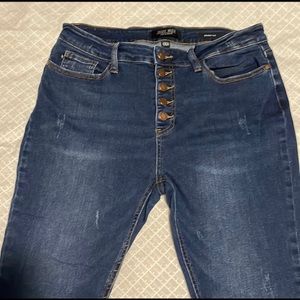 Judy Blue Button Fly Skinny Jeans